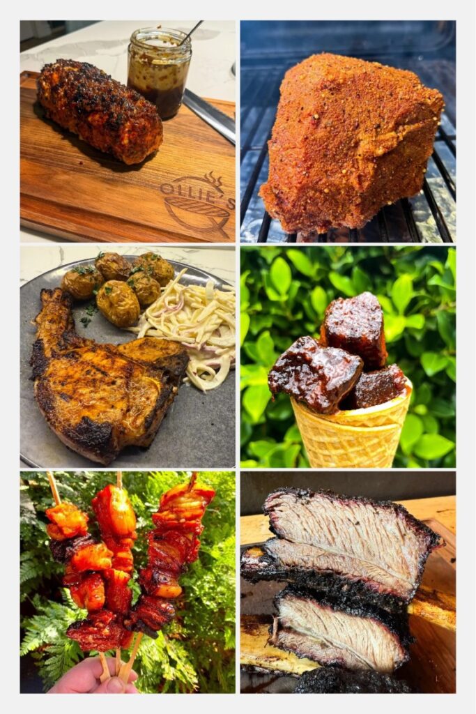 Collage of BBQ Dishes from Ollie’s Q