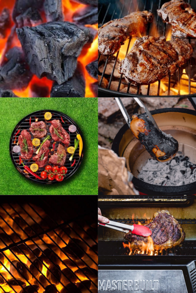 BBQ and Charcoal Fires Collage