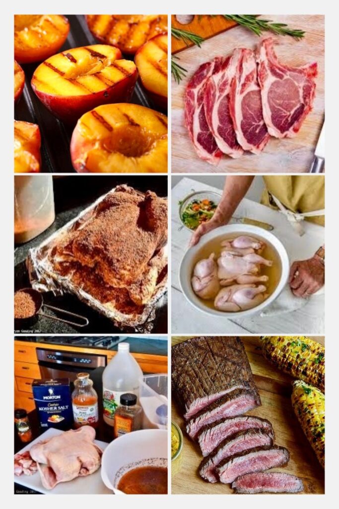 Collage of Depicted BBQ Tips