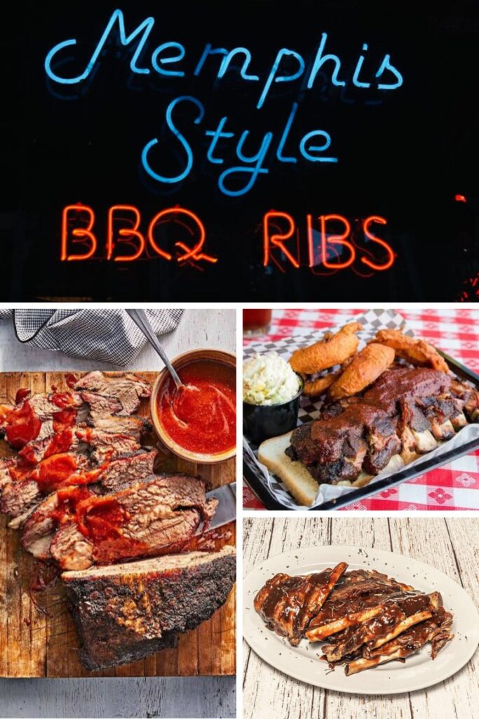 Memphis BBQ Collage/Memphis Style Ribs