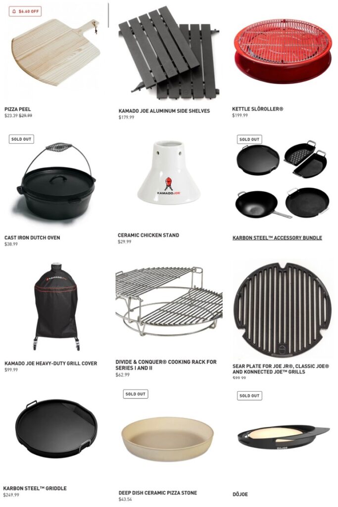 Kamado Joe Grill Accessories Collage