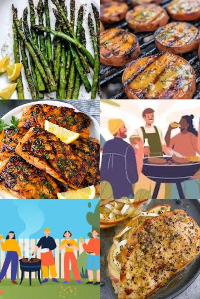 image004 Fish/Chix/Friends/Grilled Sweet Potatoes BBQ Collage